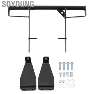 Soyoung Bumper Back Carrier Bar  Wide Hard High Strength Rear Bumper Grab Bar Metal Easy To Install  for Motorbike