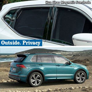 ม่านบังแดดรถยนต์ แบบแม่เหล็ก อุปกรณ์เสริม สําหรับ Volkswagen VW Tiguan AD ALLSPACE BW 2016 -2023