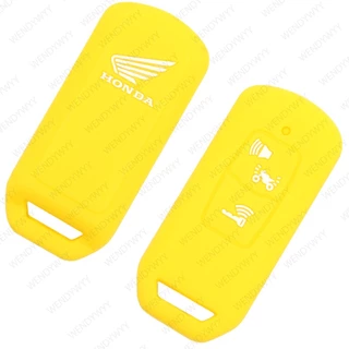 เคสกุญแจรีโมตซิลิโคน 2 ปุ่ม สําหรับรถจักรยานยนต์ Honda Scoopy 2023 ADV 160 PCX 160 Vario 160 125 Forza 350 Lead 125 Vision Airblade