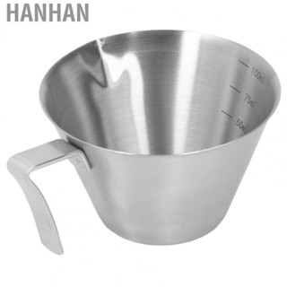 Hanhan Coffee Measuring Cup Stainless Steel 100 ML Scale Measurer Tool for    Drink Measuring Cup