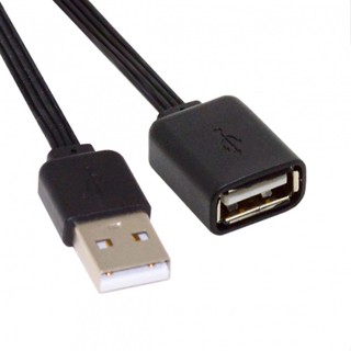 Xiwai สายเคเบิล USB 2.0 Type-A ตัวผู้ เป็น Type-A ตัวผู้ ตัวเมีย แบน 13 ซม. สําหรับ FPVDiskPhone