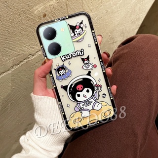 ใหม่ เคสโทรศัพท์มือถือ TPU แบบนิ่ม ลายการ์ตูนน่ารัก สําหรับ VIVO Y36 Y78 V27 V27e Y02A Y02T X90 Pro iQOO Z7 Z7x 5G 4G 2023 V27 VIVOY36