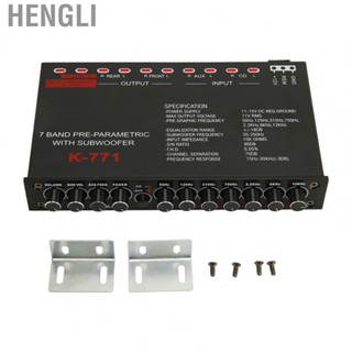 Hengli 7 Band Car Audio Equalizer  CD AUX Input Car Amplifier Equalizer Frequency Control  for Motorcycle