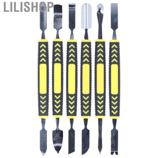 Lilishop 6X Metal Spudger Dual Ends Pry Opening Spudger  Mobile Phone Pry Tool US