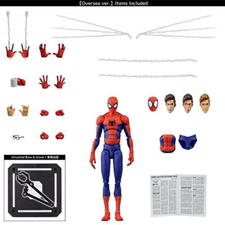  Marvel Spider Man KO SV-Action PS4 Steel Face Changing Anime Akra Multi Action Doll Spider Man Handmade Model