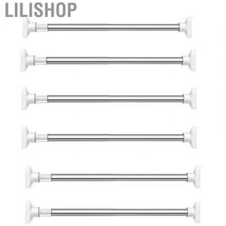 Lilishop Retractable Rack Clothes Hanger Holder Hole Free Installation for Bathroom Balcony