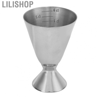 Lilishop Stainless Steel Bar Measures Jigger  Cocktail Shaker Jigger Thickened Home