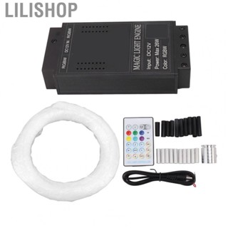 Lilishop RGBW Fiber Optic Lights  Adjustable Brightness DC12V Fiber Optic Lamp  for Theater for Car