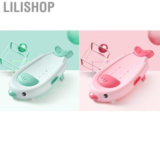 Lilishop Kids Hair Washing Chair Foldable Nonslip Ergonomic Wear Resistant PP Plastic Toddler Hair Washing Station for Kids