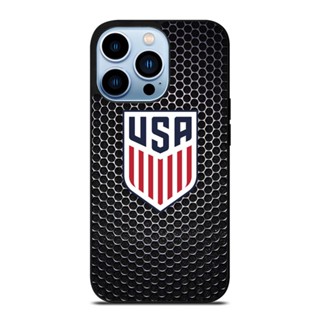 เคสโทรศัพท์มือถือ กันกระแทก ลายฟุตบอล Usa สําหรับ IPhone 14 Plus 13 Pro Max 12 Mini X