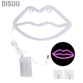 Disuu Lip Neon Light  Powered Neon Light For Party For Bar For Home