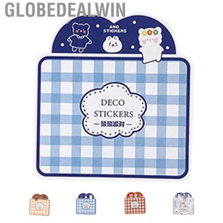 Globedealwin 40PCS/Pack Notebook Decorative  Washi Cute Lovely Portable Strong Adhesive DIY Accessory