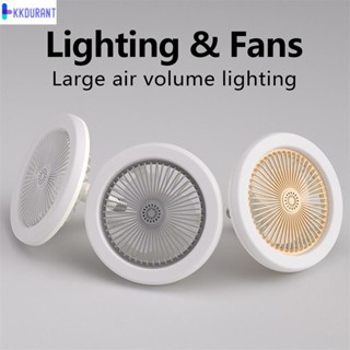 Ceiling Fan With Lamp Invisible Fan Light Ac Motor Cooling Fan KDURANT