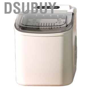 Dsubuy Ice Maker Machine  CN Plug 220V Countertop Modern Water Shortage Alert Round Cube Thickened Insulation Layer Portable for Dorm