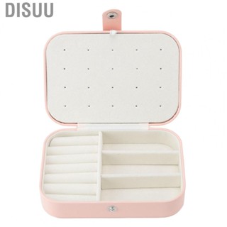 Disuu Jewelry Case  Multi Compartments Beautiful Jewelry Box  for Indoor