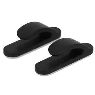 ⚡READYSTOCK⚡Car Hanger Hooks Self Adhesive Hook 2Pcs Black Plastic Car Accessories