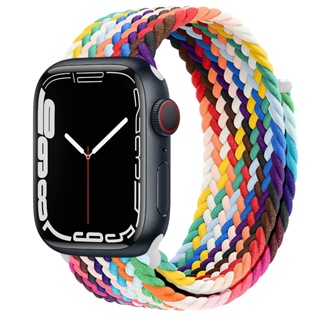 สายนาฬิกาข้อมือไนล่อน สําหรับ iWatch Bands 45 มม. 44 มม. 40 มม. 41 มม. 49 มม. 42 มม. 38 มม. iWatch Series Ultra 3 4 5 se 6 7 8