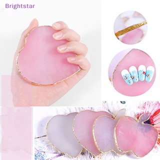 Brightstar ถาดหินอาเกตเรซิ่น สําหรับผสมสีทาเล็บ