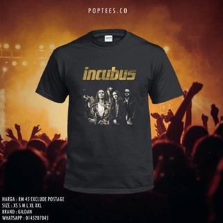 แฟชั่นใหม่ล่าสุด เสื้อยืดผ้าฝ้าย 100% พิมพ์ลายกราฟิก Incubus BAND GILDAN UNISEXS-3XL