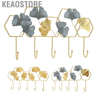 Keaostore Key Hook  Iron Clothes Holder Durable Space Saving Easy Install for Hat Living Room