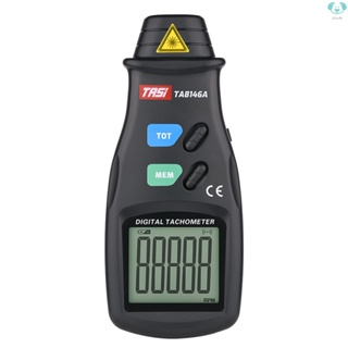 I-tasi TA8146A เครื่องวัดรอบเครื่องยนต์ดิจิทัล แบบมือถือ 2.5-99999RPM ไม่สัมผัส เลเซอร์ หมุนได้ พร้อมกระเป๋าผ้า สําหรับมอเตอร์ พัดลม เครื่องซักผ้า รถยนต์