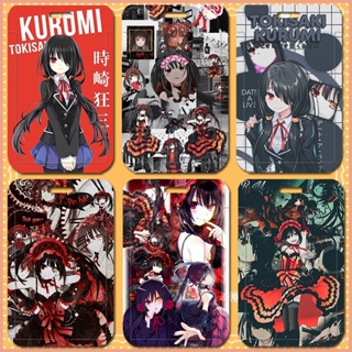 กระเป๋าใส่บัตรประจําตัวประชาชน ลายการ์ตูนอนิเมะ Date A Live Tokisaki Kurumi Nightmare DIY