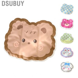 Dsubuy Chair Pad  Cute Nap Mat Portable Gel Cartoon Pattern Cooling Chair Cushion Folding Delicate  for Students