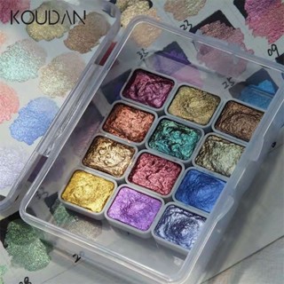 Koudan น้ํายาทาเล็บเจล กึ่งถาวร สีพื้น 6 ชิ้น