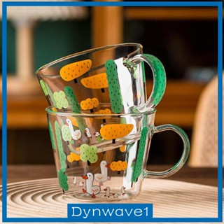 [Dynwave1] แก้วมัก สําหรับใส่ชา นม น้ําผลไม้ เอสเปรสโซ่ กาแฟ ปาร์ตี้ ร้านอาหาร ห้องครัว