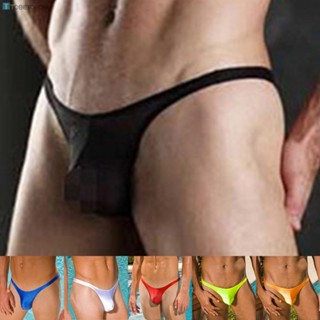 Jockstrap Jock กางเกงชั้นใน สายรัดด้านหลัง ทรงตัว T ชุดว่ายน้ําชายหาด เรียบลื่น