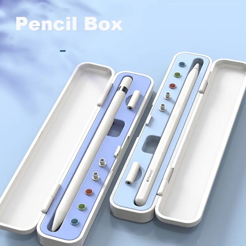 เคสกล่องดินสอ ปากกาสไตลัส พลาสติก แบบพกพา สําหรับ Apple IPad Pencil 2 1 1st 2nd Gen