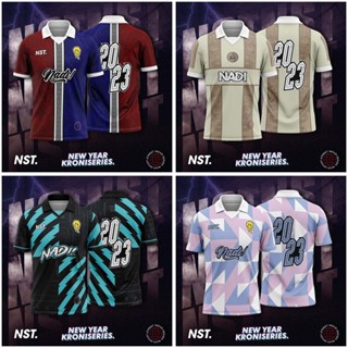 เสื้อกีฬาแขนสั้น ลายทีม NST Kroni Series สไตล์เรโทร