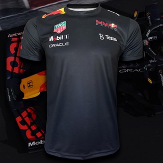 เสื้อยืดคอกลม ฟอร์มูลาวัน ทีม Red Bull Racing เสื้อยืด F1 ทีม เรดบูลเรซซิ่ง #FM0053 รุ่น Sergio Perez ไซส์ S-3XL