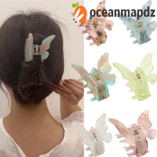 OCEANMAPDZ กิ๊บติดผม กรดอะซิติก ผีเสื้อน่ารัก แฟชั่นสําหรับผู้หญิง