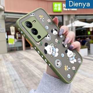 เคสโทรศัพท์มือถือ ซิลิโคนนุ่ม ใส กันกระแทก ลายการ์ตูนหมี ดอกไม้ สําหรับ VIVO V25 5G V25 Pro 5G V25E S15 Pro X80 Lite