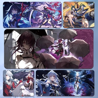 Honkai: Star Rail Kafka Anime game peripheral mouse pad Yukong Keyboard pad Seele computer table mat custom  Honkai : Star ราง Kafka อะนิเมเกมต่อพ่วงเมาส์แป้นพิมพ์ yu ฮ่องกงแผ่นคอมพิวเตอร์ซีเพลท ที่กำหนดเอง