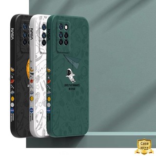 เคส infinix note 10 pro โทรศัพท์มือถือ กันกระแทก ลายดวงจันทร์ อวกาศ สไตล์คลาสสิก สําหรับ3bTKR