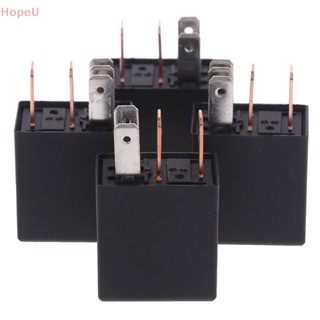 [HopeU] รีเลย์เตือนภัยรถยนต์ DC 12V 24V 40A 1NO 1NC SPDT 4/5 Pins