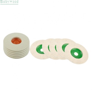 【Big Discounts】10 Pack Wool Polishing Disc Abrasives A Versatile Tool for Nonmetallic Polishing#BBHOOD