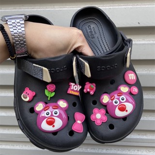 การ์ตูนโดนัท อาหาร Jibbits สําหรับ Crocs ชุด Lotso หมี Jibitz เสน่ห์ โบ อะนิเมะ Jibits Croc โซ่ รองเท้าผู้หญิง อุปกรณ์เสริม จี้รองเท้า หมุดตกแต่ง