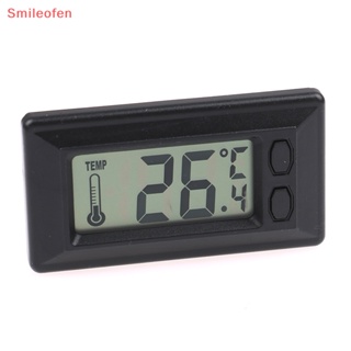 [Smileofen] เครื่องวัดอุณหภูมิอิเล็กทรอนิกส์ มีกาวในตัว หน้าจอ LCD ดิจิทัล สําหรับรถยนต์