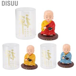 Disuu Cute Monk Car Ornament  Rust Little Figurines for Gifts Home Decoration