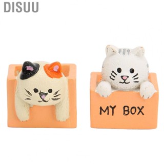 Disuu 2PCS  Statue Real Shape Modern Style Desk Figurine Resin Ornament For