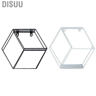 Disuu Floating Iron Wall Shelf Holder Display Storage Rack Home Office Deco WP