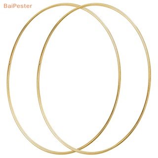 [BaiPester] ห่วงแหวนโลหะ ลายดอกไม้ สีทอง สําหรับตกแต่งงานแต่งงาน ปาร์ตี้ โต๊ะกลาง DIY