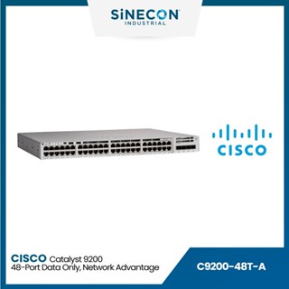 CISCO SWITCH สวิตซ์ Catalyst 9200 48-port data only, Network Advantage (C9200-48T-A)