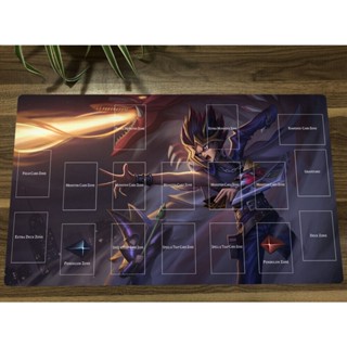 Yu-gi-oh! Playmat Dark Magician &amp; Atem TCG CCG แผ่นรองเมาส์ สําหรับเล่นเกม