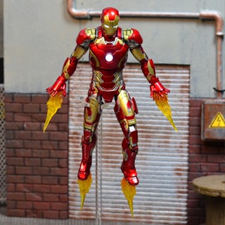 พร้อมส่ง โมเดลฟิกเกอร์ การ์ตูน Iron Man MK7 MK43 ขยับได้