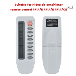 Nex รีโมตคอนโทรล ทนทาน สําหรับเครื่องปรับอากาศ Midea R71A E R71A E R71A CE 1 เมตร