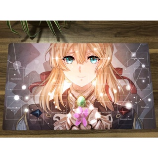 แผ่นรองเมาส์ ลายการ์ตูนอนิเมะ Violet Evergarden Yugioh Playmat CCG TCG 05 สําหรับเล่นเกม